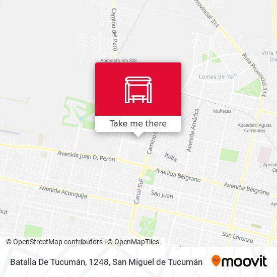 Mapa de Batalla De Tucumán, 1248
