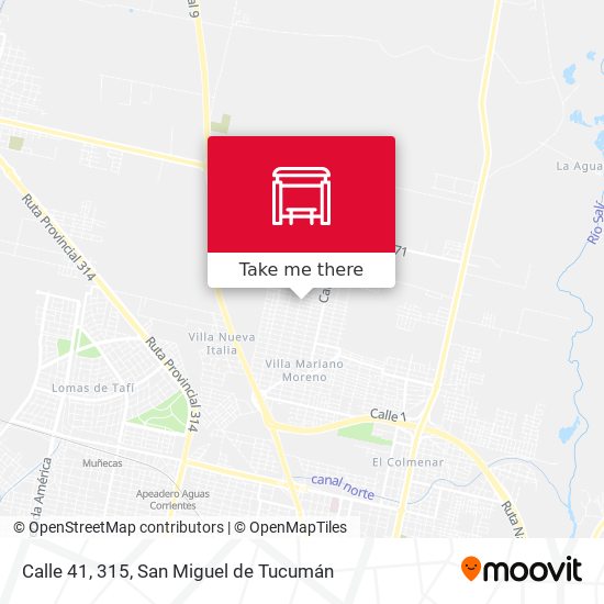 Calle 41, 315 map