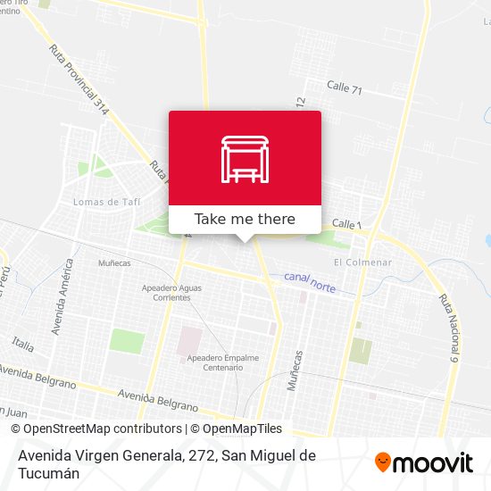 Avenida Virgen Generala, 272 map