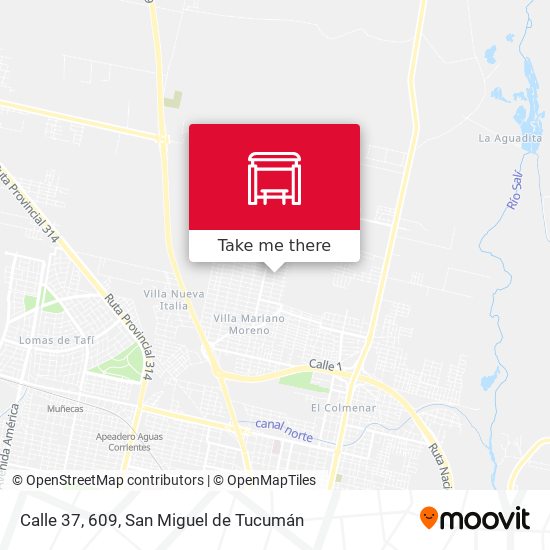 Calle 37, 609 map