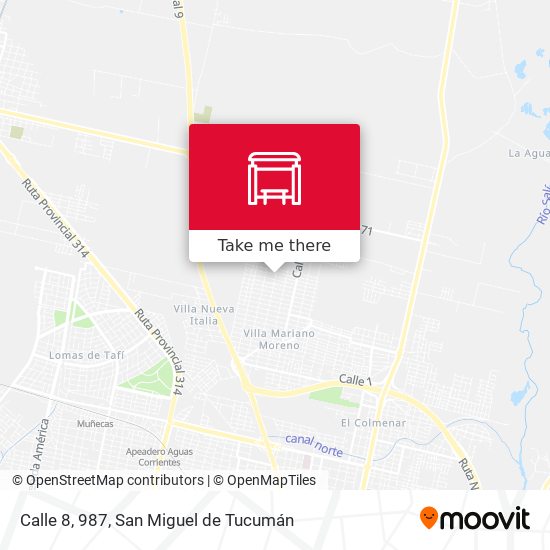 Calle 8, 987 map