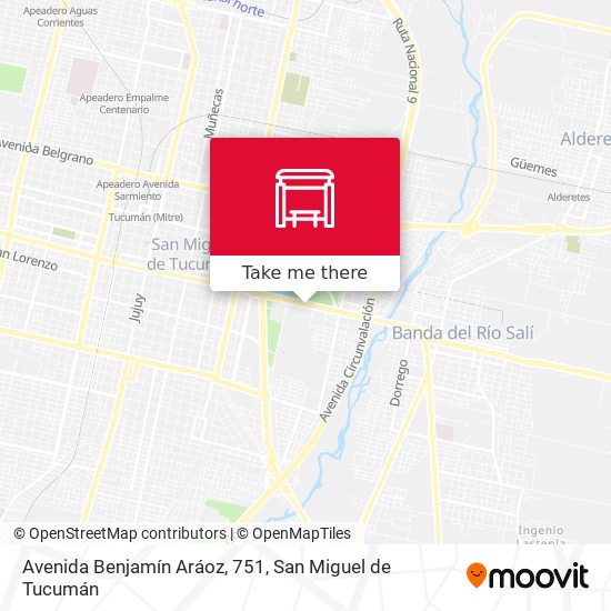 Avenida Benjamín Aráoz, 751 map
