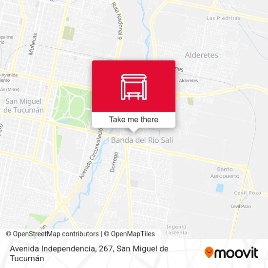 Mapa de Avenida Independencia, 267
