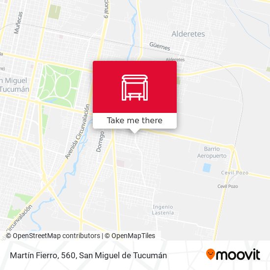 Martín Fierro, 560 map