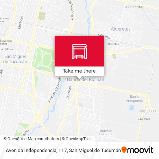 Avenida Independencia, 117 map