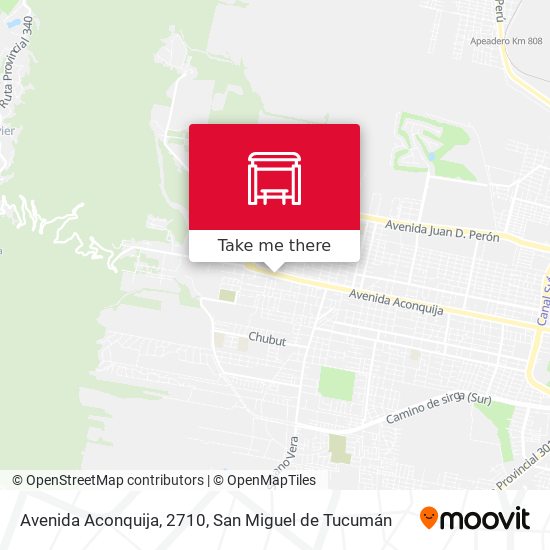 Avenida Aconquija, 2710 map