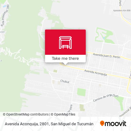 Avenida Aconquija, 2801 map
