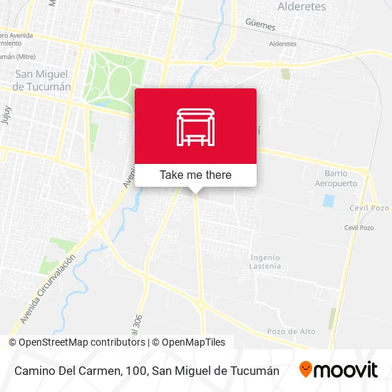 Mapa de Camino Del Carmen, 100