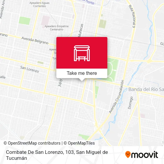 Mapa de Combate De San Lorenzo, 103