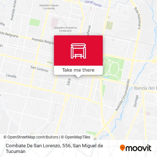 Mapa de Combate De San Lorenzo, 556