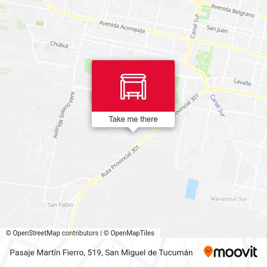 Pasaje Martín Fierro, 519 map