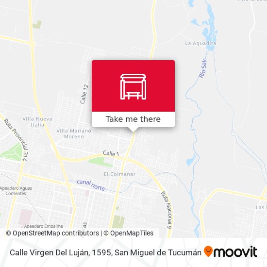 Calle Virgen Del Luján, 1595 map