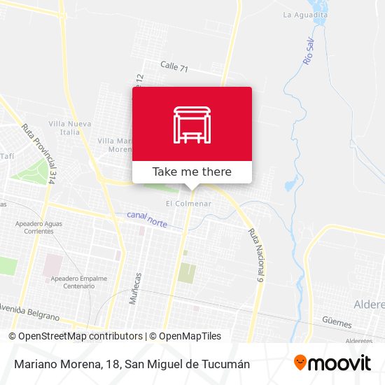 Mariano Morena, 18 map