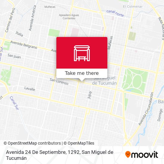 Avenida 24 De Septiembre, 1292 map