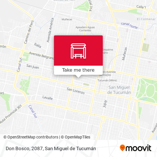 Don Bosco, 2087 map