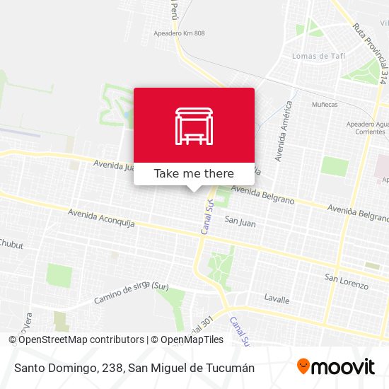 Mapa de Santo Domingo, 238