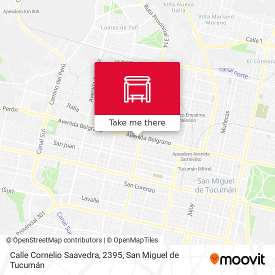 Calle Cornelio Saavedra, 2395 map