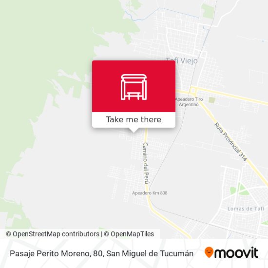 Pasaje Perito Moreno, 80 map