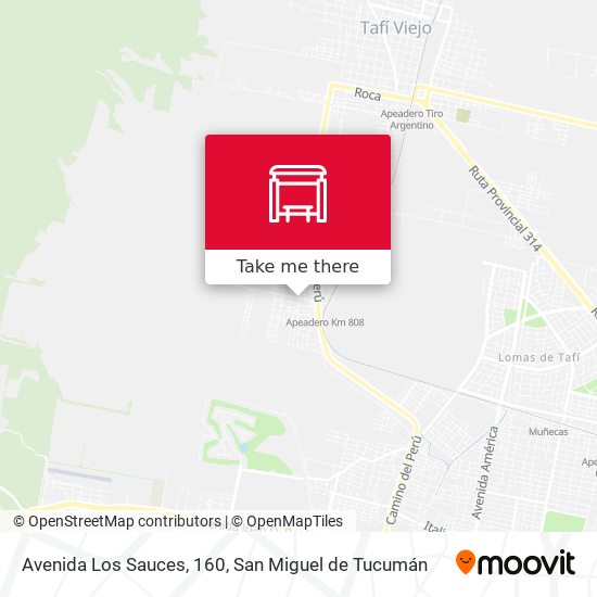 Avenida Los Sauces, 160 map