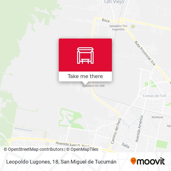 Leopoldo Lugones, 18 map