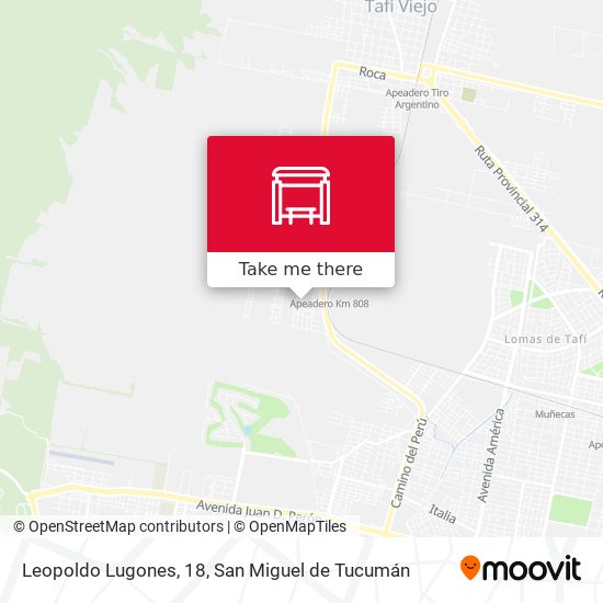 Leopoldo Lugones, 18 map