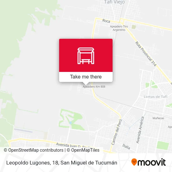 Mapa de Leopoldo Lugones, 18