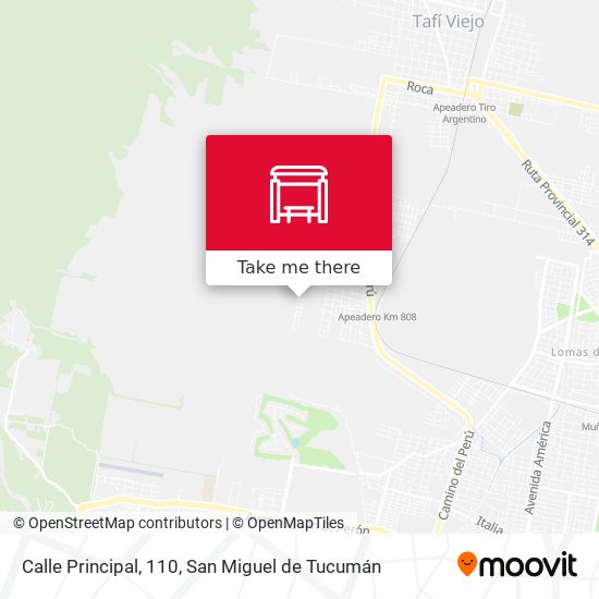 Calle Principal, 110 map
