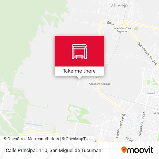 Mapa de Calle Principal, 110