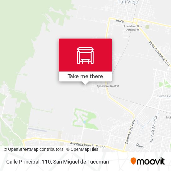 Calle Principal, 110 map