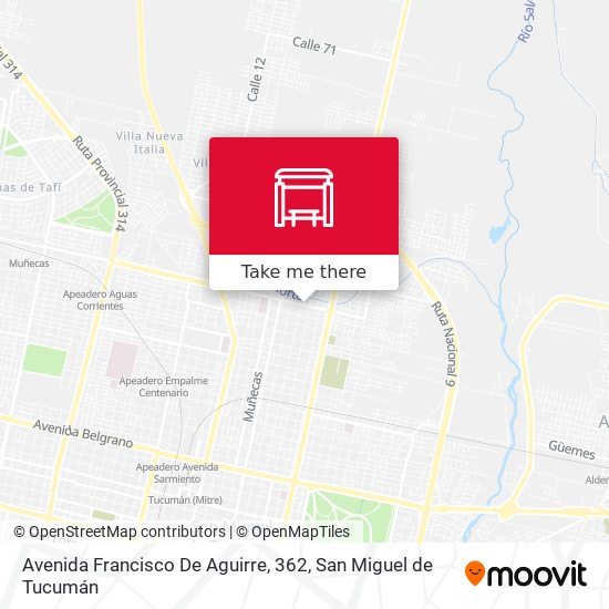 Mapa de Avenida Francisco De Aguirre, 362
