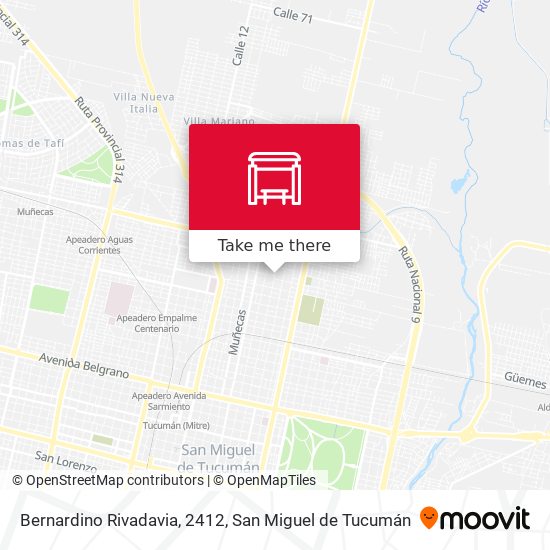 Mapa de Bernardino Rivadavia, 2412