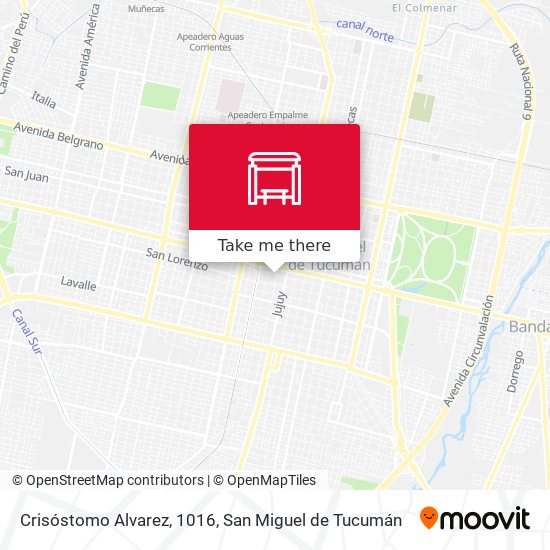 Crisóstomo Alvarez, 1016 map