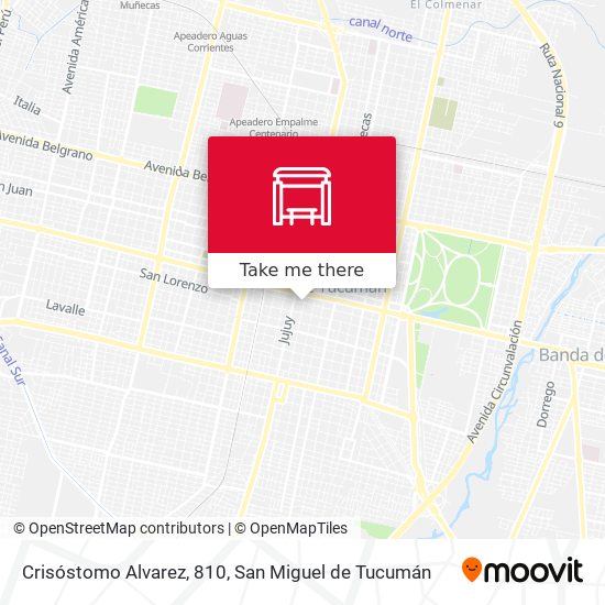 Crisóstomo Alvarez, 810 map