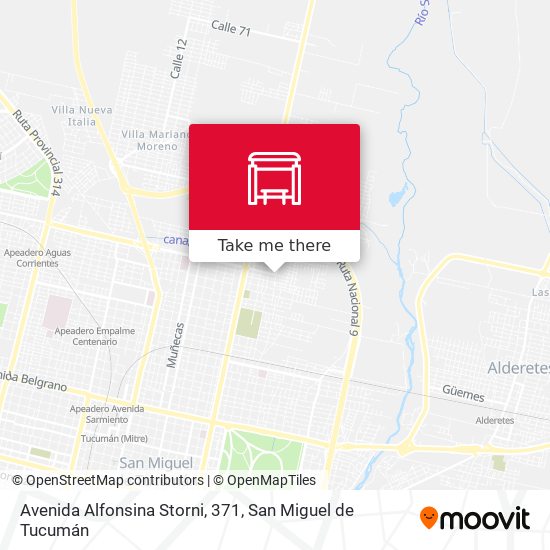 Avenida Alfonsina Storni, 371 map