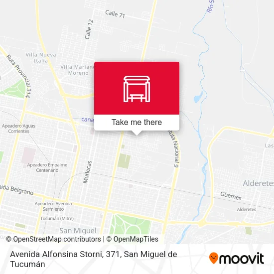 Mapa de Avenida Alfonsina Storni, 371