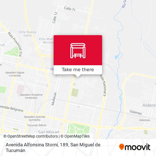 Avenida Alfonsina Storni, 189 map