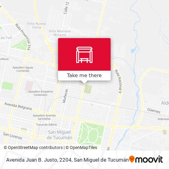 Avenida Juan B. Justo, 2204 map