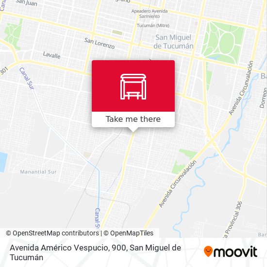 Avenida Américo Vespucio, 900 map