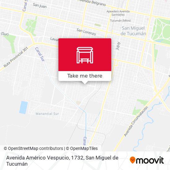 Avenida Américo Vespucio, 1732 map