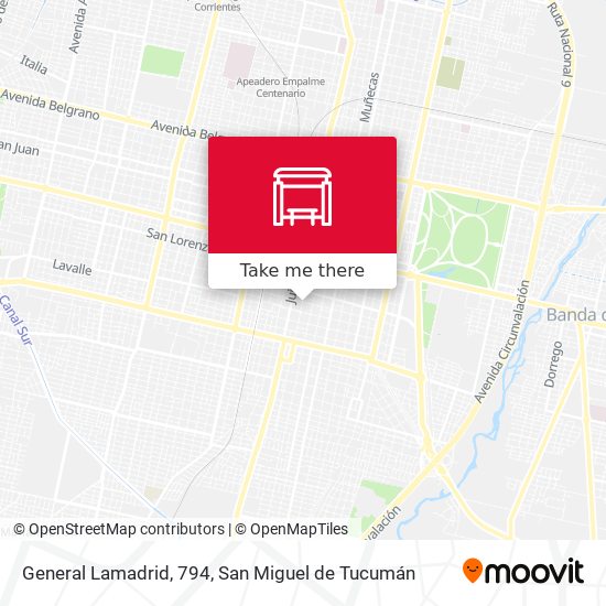 Mapa de General Lamadrid, 794