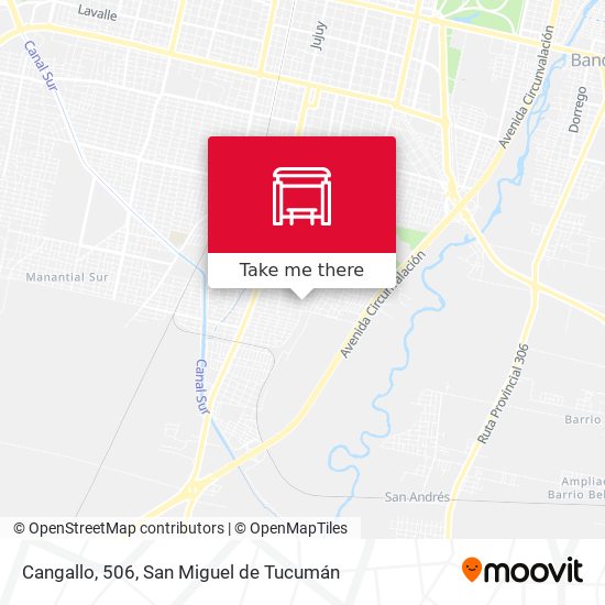 Cangallo, 506 map