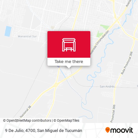 Mapa de 9 De Julio, 4700