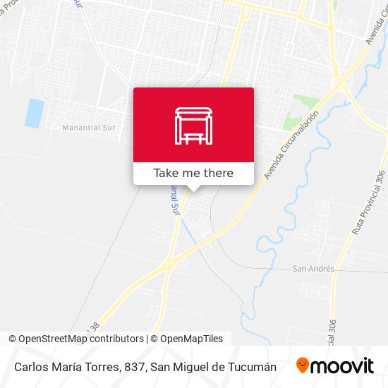Carlos María Torres, 837 map