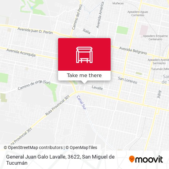 Mapa de General Juan Galo Lavalle, 3622
