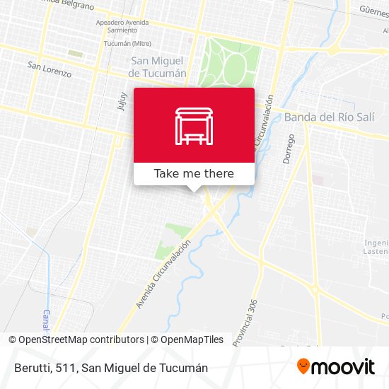 Berutti, 511 map