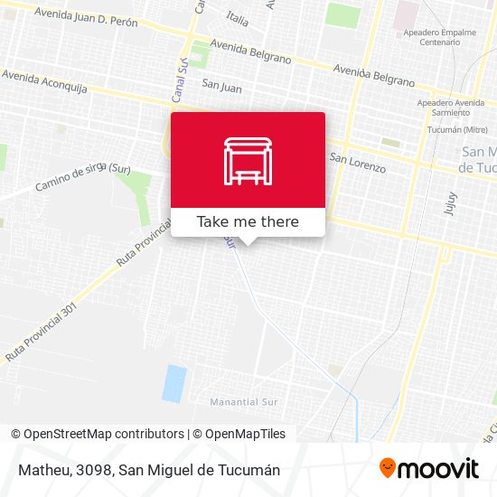 Matheu, 3098 map