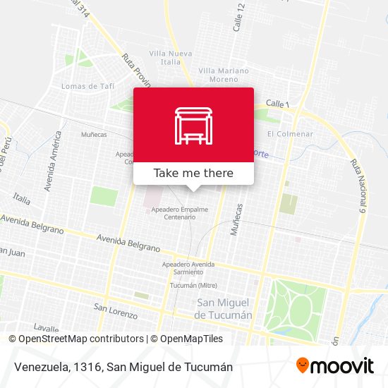 Venezuela, 1316 map