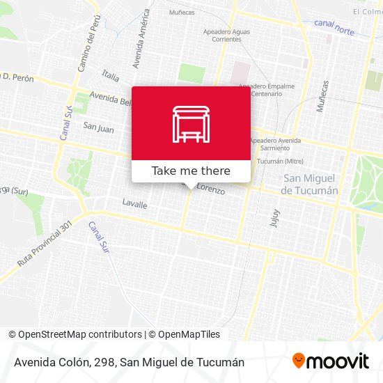 Avenida Colón, 298 map