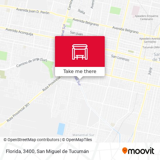 Florida, 3400 map