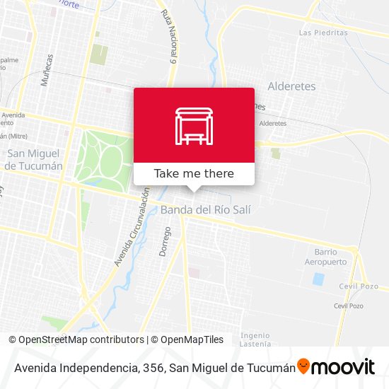 Avenida Independencia, 356 map
